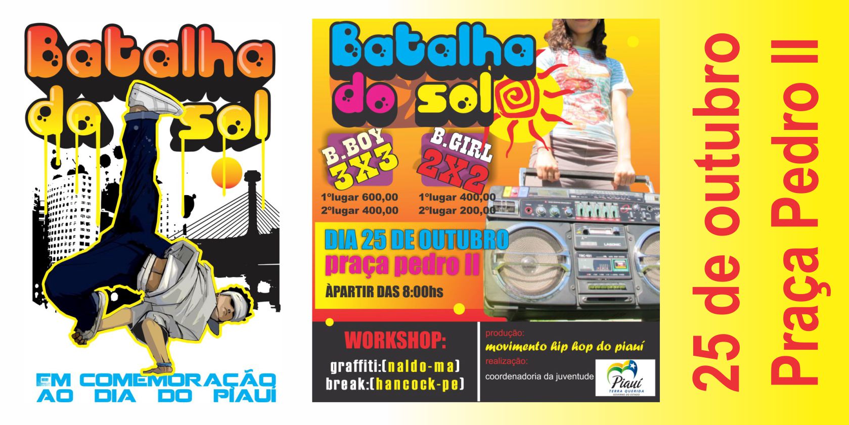 Cojuv realiza Workshop e Batalha de Hip Hop em Teresina