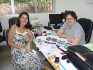 Professoras Denise Moura e Jacqueline Dourado