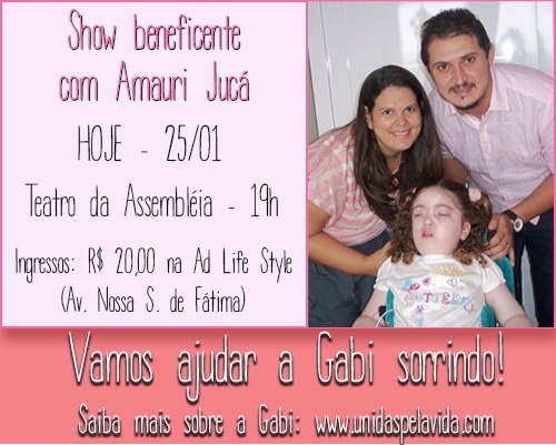 Vamos ajudar a Gabi sorrindo